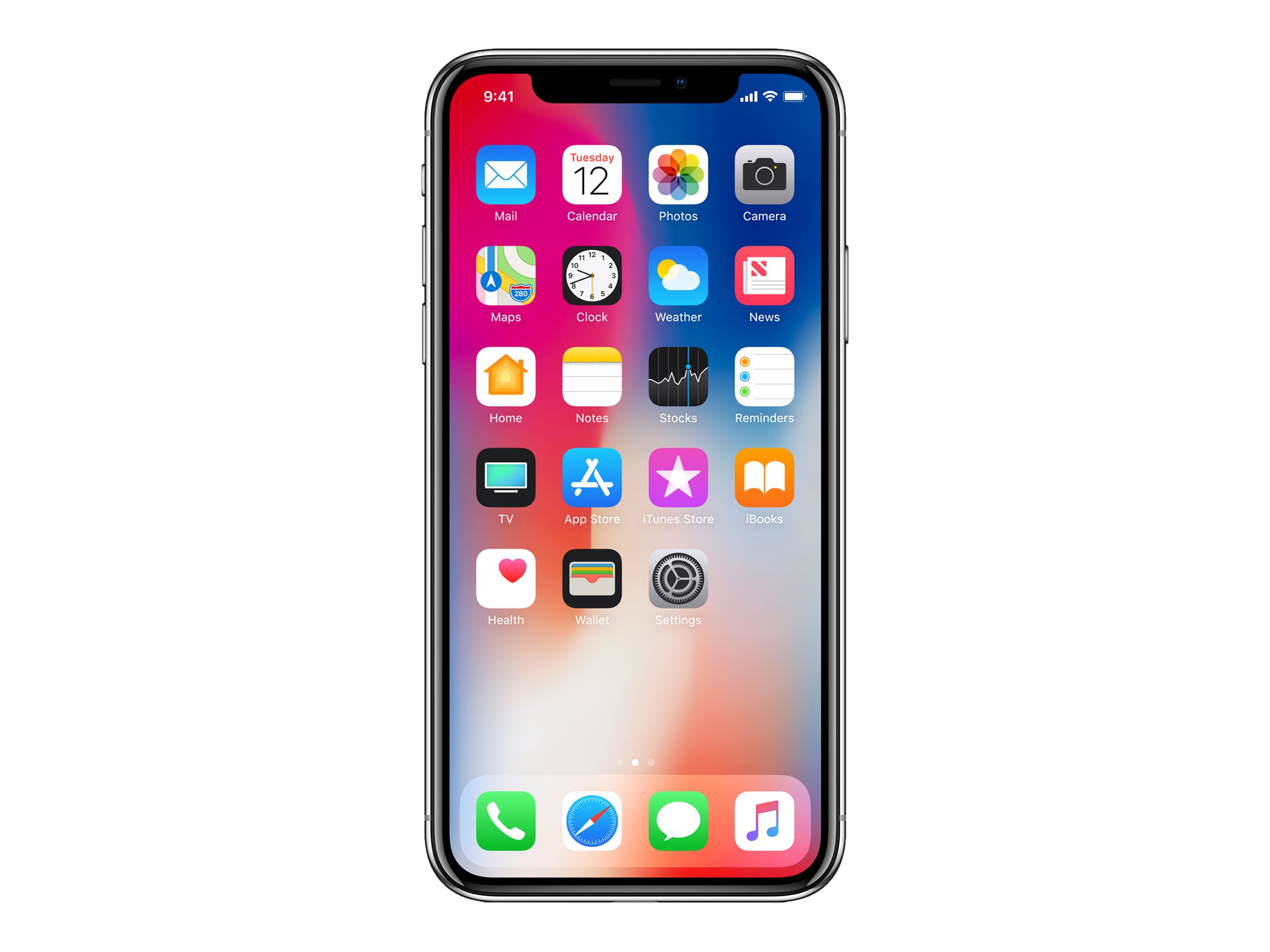 Apple iPhone X - smartphone reconditionné grade B - 4G - 64 Go - gris sidéral