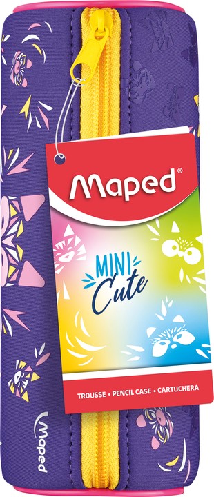 Maped Mini Cute - Trousse vide 1 compartiment - rose