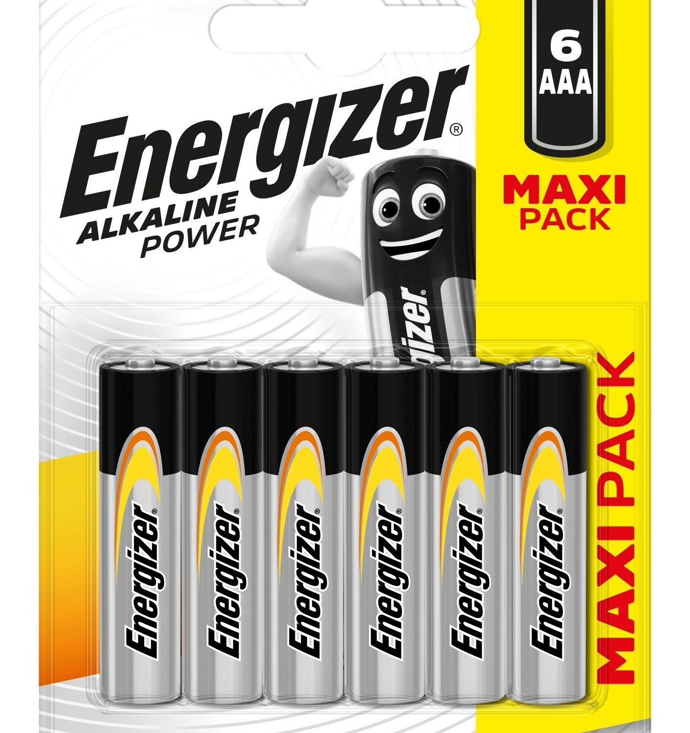 ENERGIZER Power - 6 piles alcalines - AAA LR03