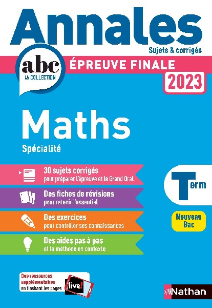Annales BAC 2023 Maths