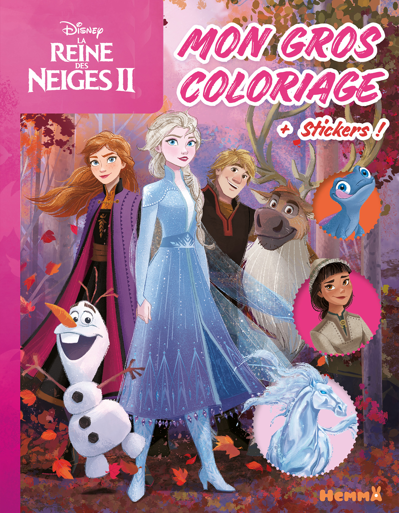 Dessin Reine Des Neiges 2 Couleur Disney La Reine des Neiges 2 - Mon gros coloriage + stickers ! (Olaf, Anna, Elsa, Kristoff) Pas Cher | Bureau Vallée