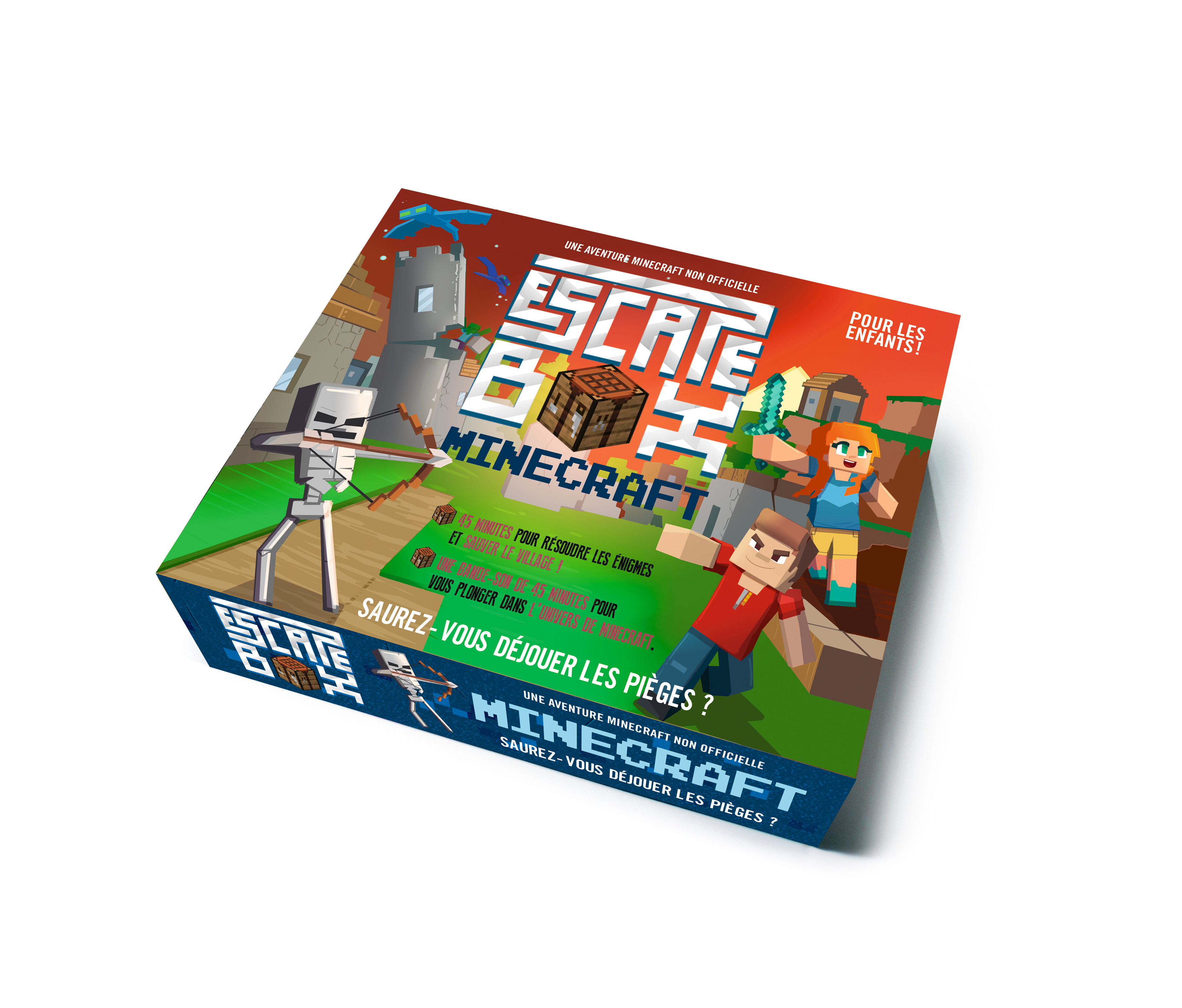 Carte D anniversaire Minecraft à Imprimer Gratuitement Escape Box Minecraft Pas Cher | Bureau Vallée