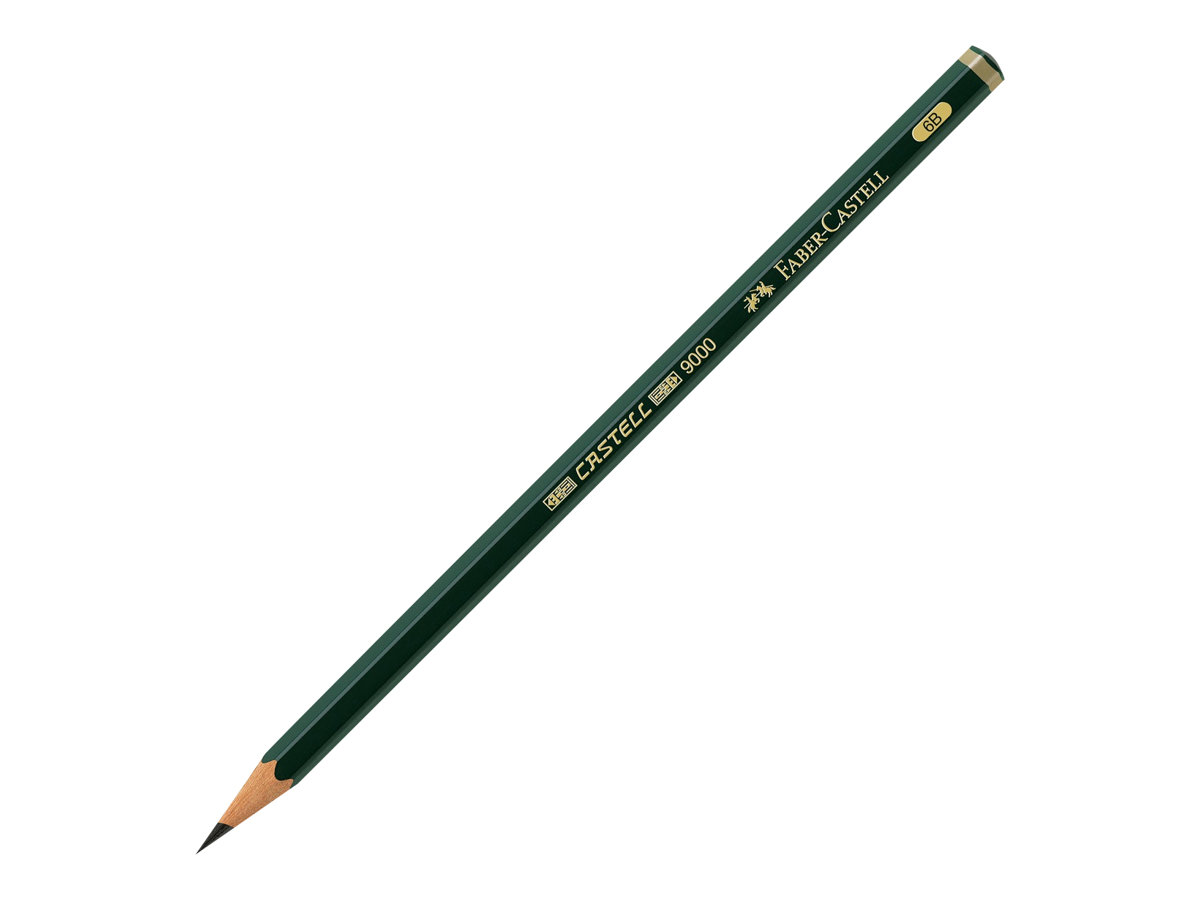 Faber-Castell 9000 - Crayon à papier - 6B