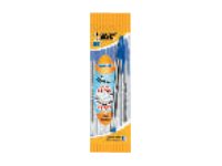 BIC Cristal - 5 Stylos à bille - bleu - pointe moyenne