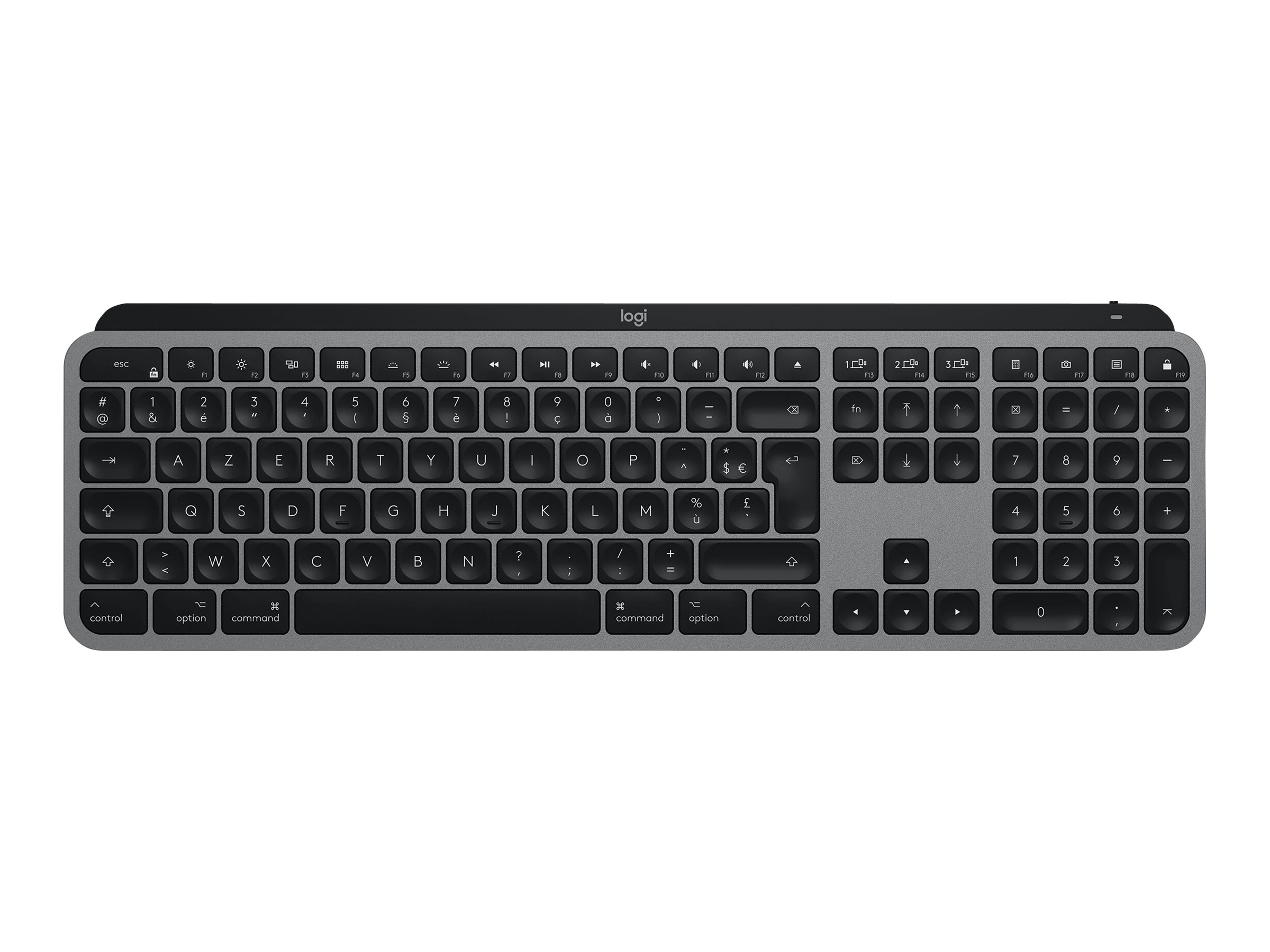 Logitech MX Keys pour Mac - clavier sans fil Azerty - gris