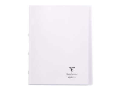 Clairefontaine Koverbook - Cahier polypro 24 x 32 cm - 48 pages - petits carreaux (5x5 mm) - disponible dans différentes couleurs