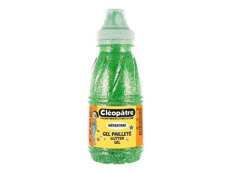 Cléopâtre NEFERTARI - Peinture - gel pailleté - vert - 250 ml