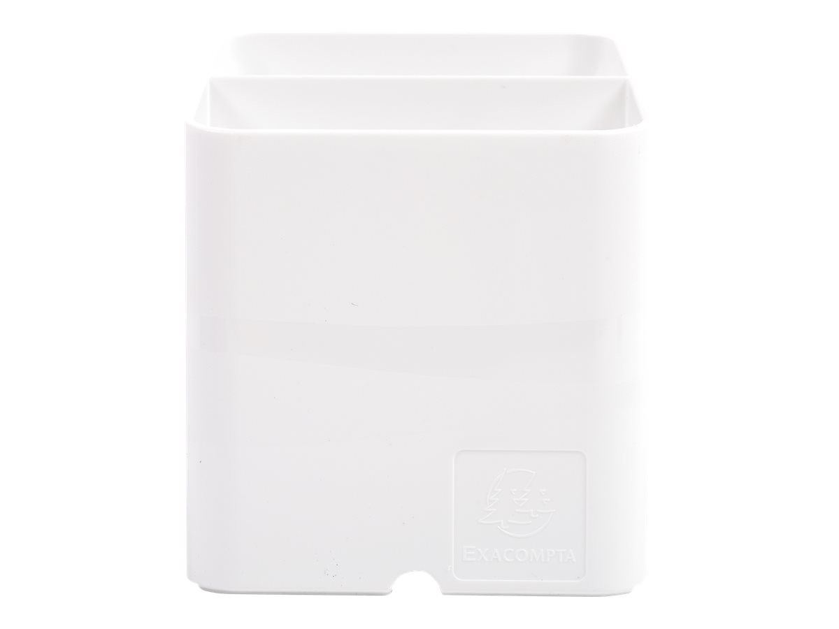 Exacompta Pen-Cube - Pot à crayons blanc