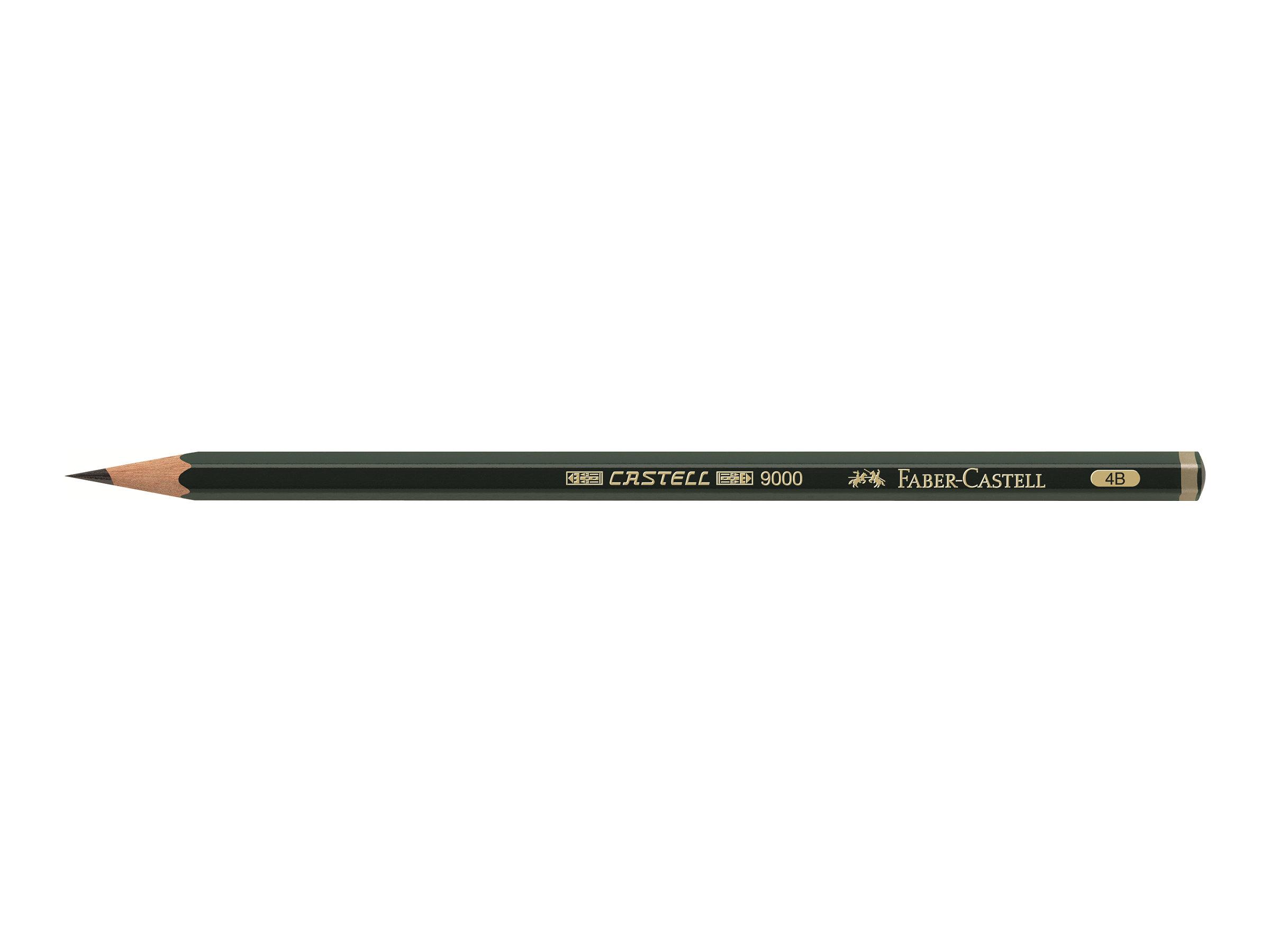 Faber-Castell 9000 - Crayon à papier - 4B