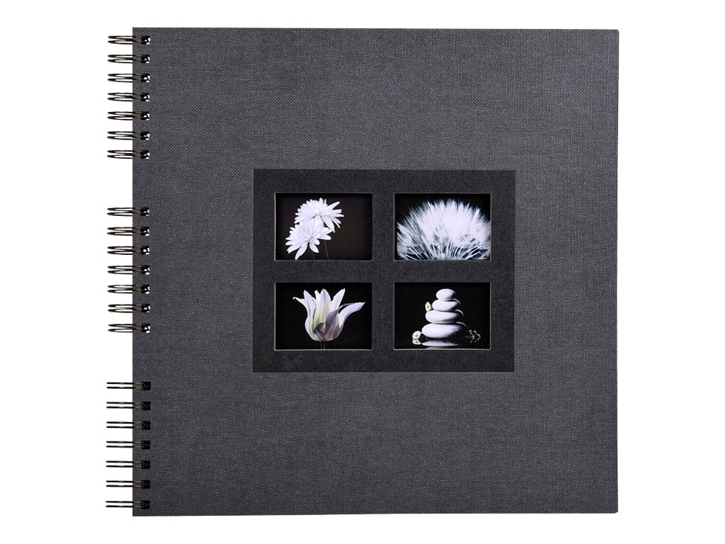 Exacompta Passion - Album photo à spirale 32 x 32 cm - noir