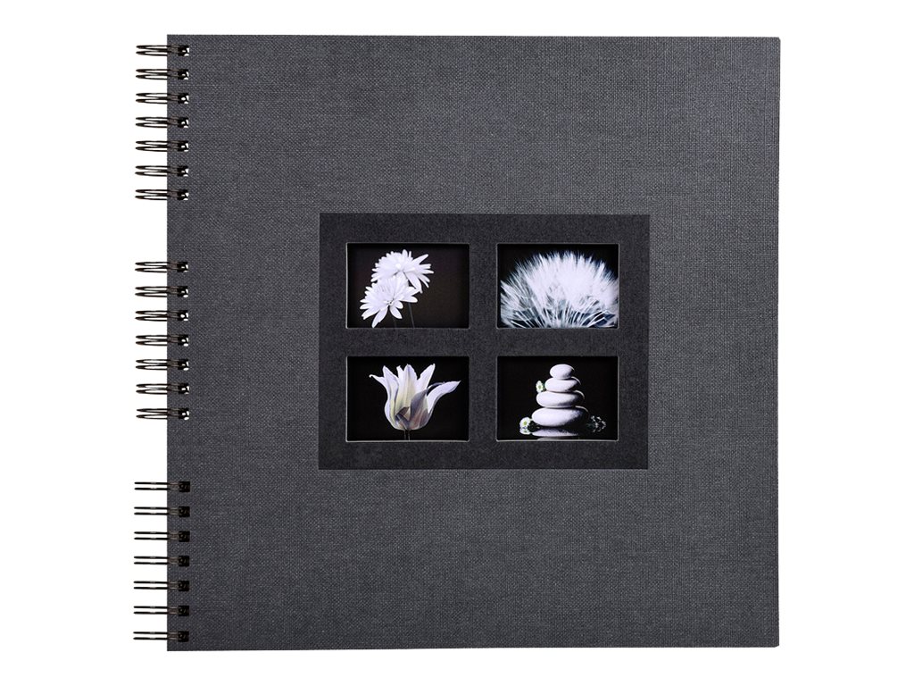 Exacompta Passion - Album photo à spirale 32 x 32 cm - noir