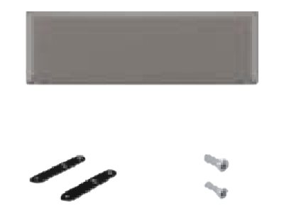 Panneau acoustique avec patine de fixation - L140 x 40 cm - Gris