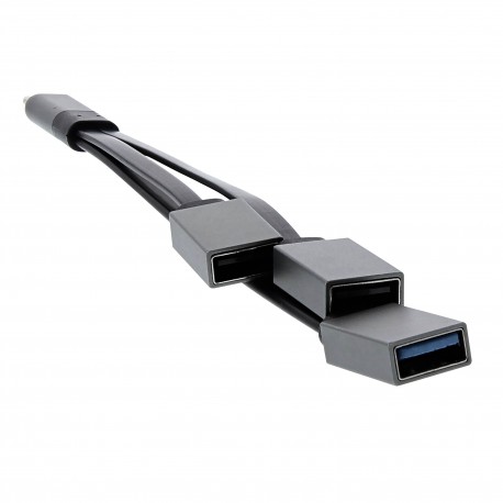 T'nB iClick - cable adaptateur USB type C vers 3 USB-A femelle