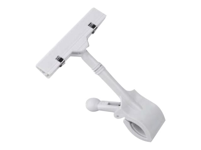 Bequet - 10 Pinces porte-étiquette articulées - blanc