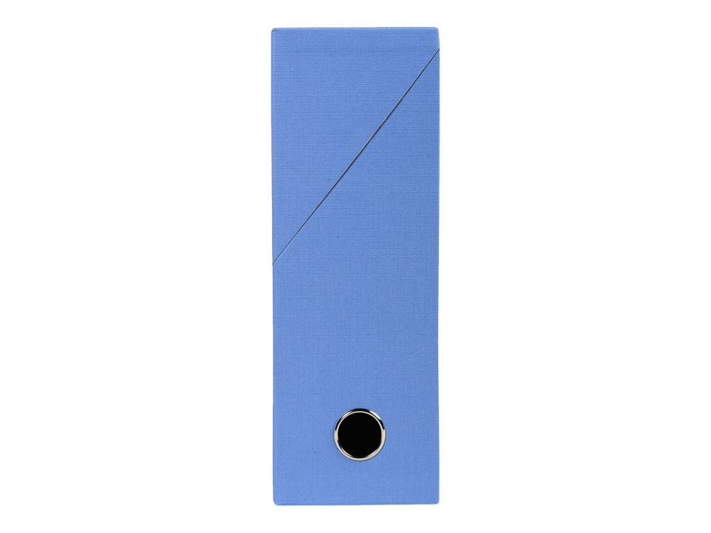 Exacompta - Boîte de transfert - dos 90 mm - toile bleu clair