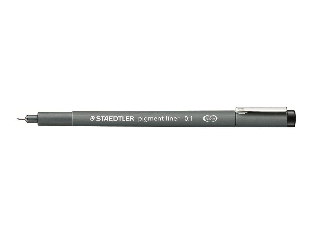 STAEDTLER pigment liner - Feutre fin - 0.1 mm - noir