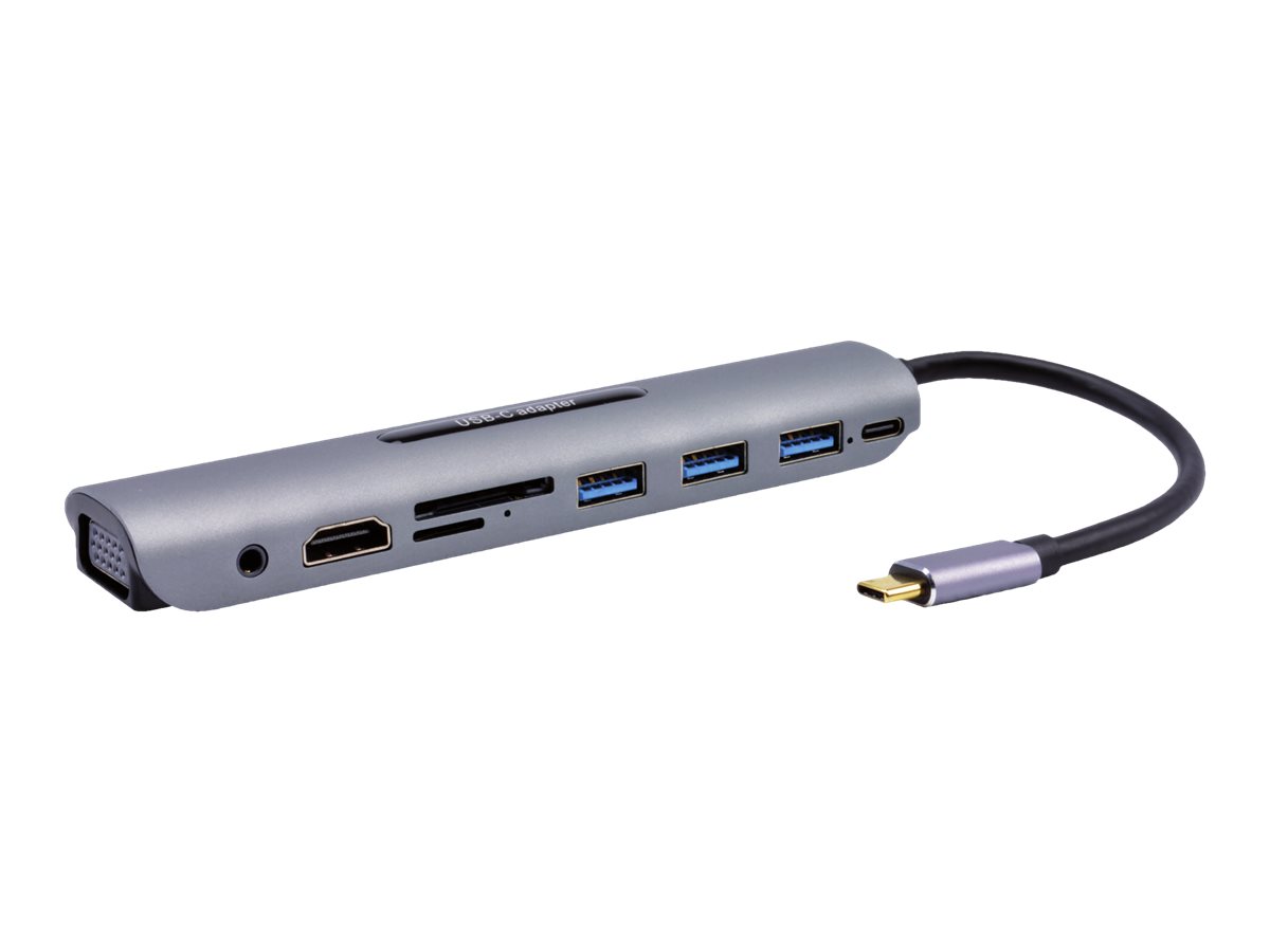 MCL Samar - station d'accueil - USB-C, VGA, HDMI