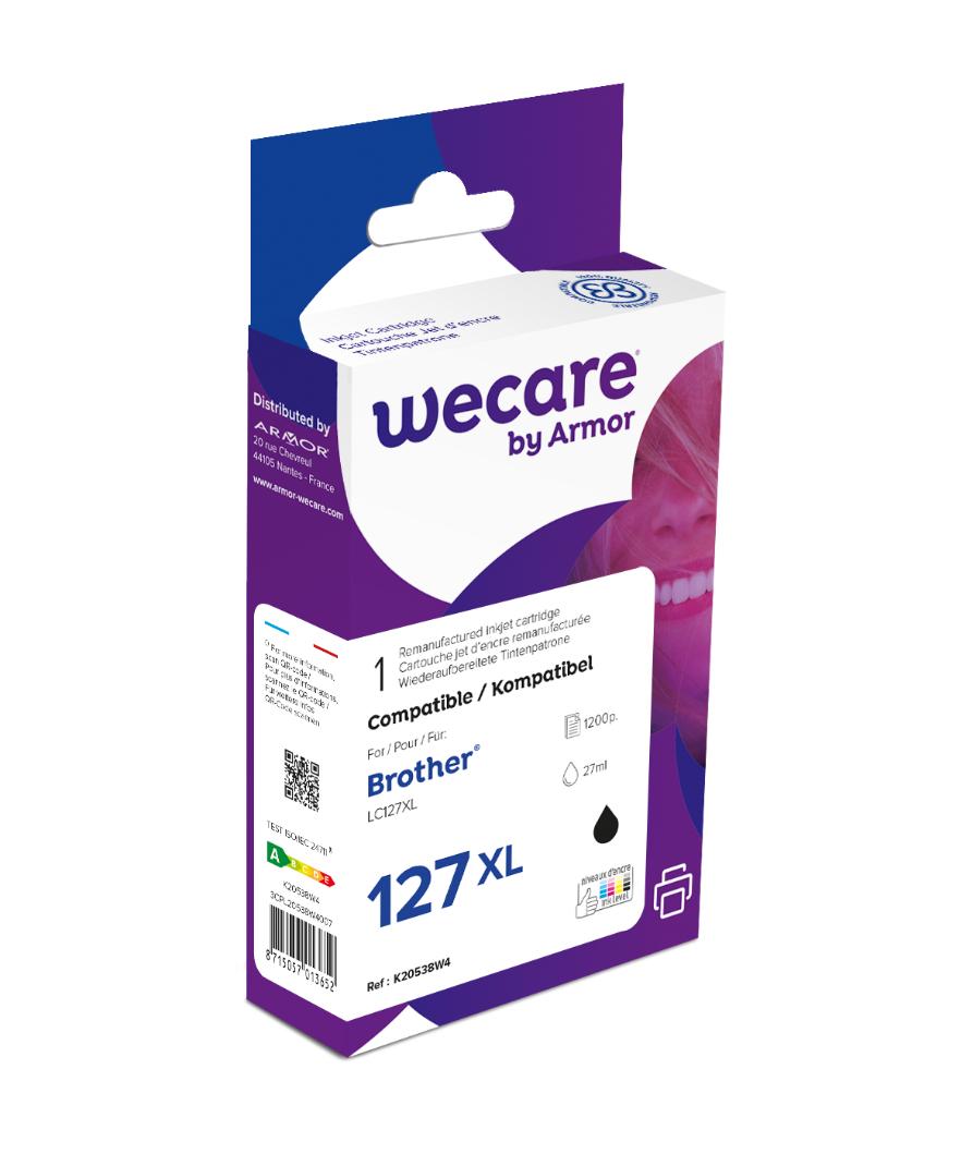 Cartouche compatible Brother LC127XL - noir - Wecare K20538W4 