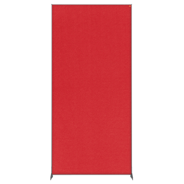 Nobo Impression Pro - Cloison de séparation - 80 x 180 cm - rouge
