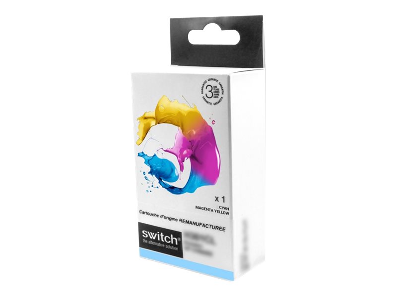 Cartouche compatible HP 302XL - cyan, magenta, jaune - Switch 