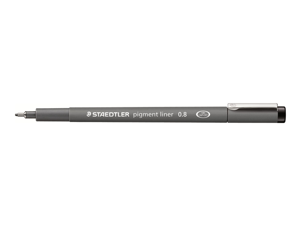 STAEDTLER pigment liner - Feutre fin - 0.8 mm - noir