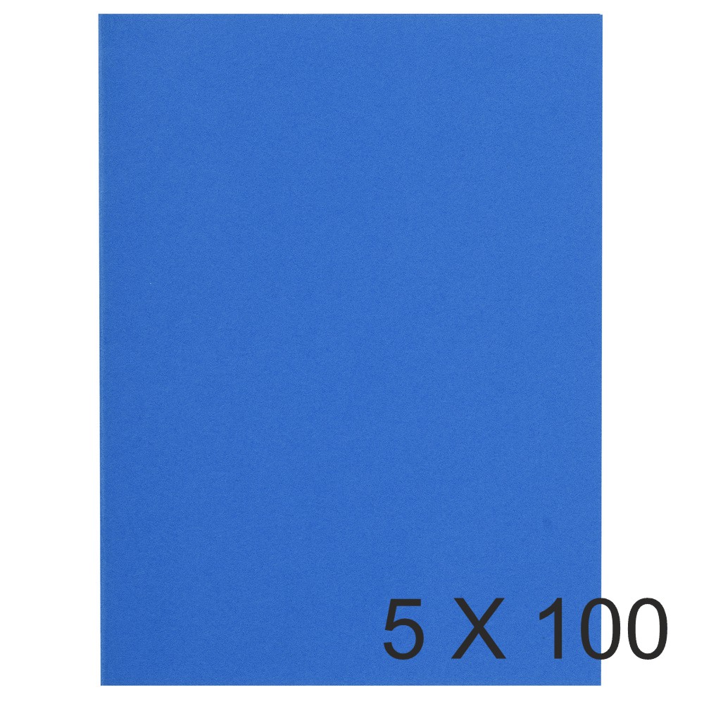 Exacompta Flash - 5 Paquets de 100 Chemises - 220 gr - bleu foncé