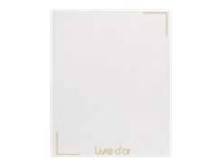 Erica Prestige - Livre d'or 21 x 26 cm - blanc