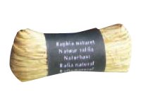 Maildor - Pelote de raphia naturel - ruban d'emballage 50 g - naturel