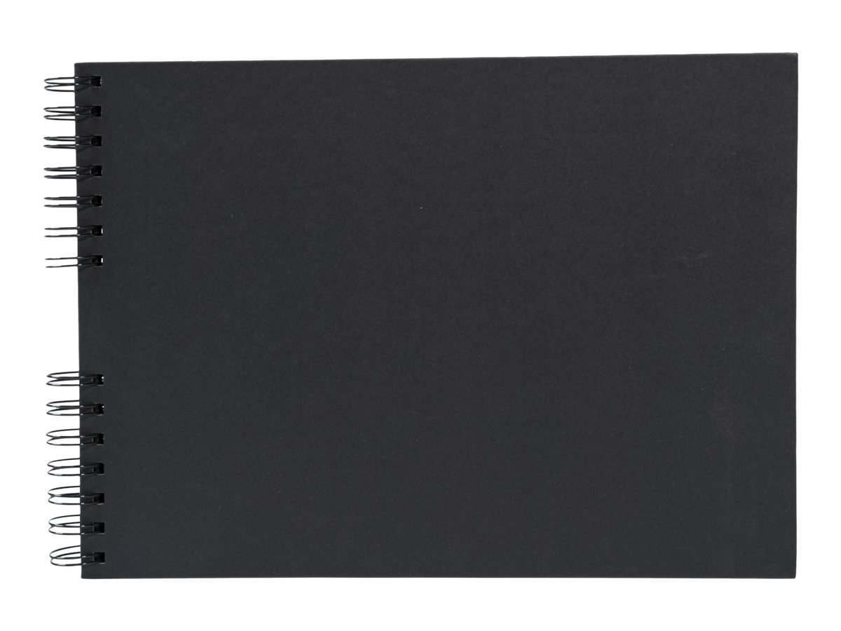 Exacompta ScrapAddict - Album scrapbooking - 32 x 22 cm - 70 pages noires