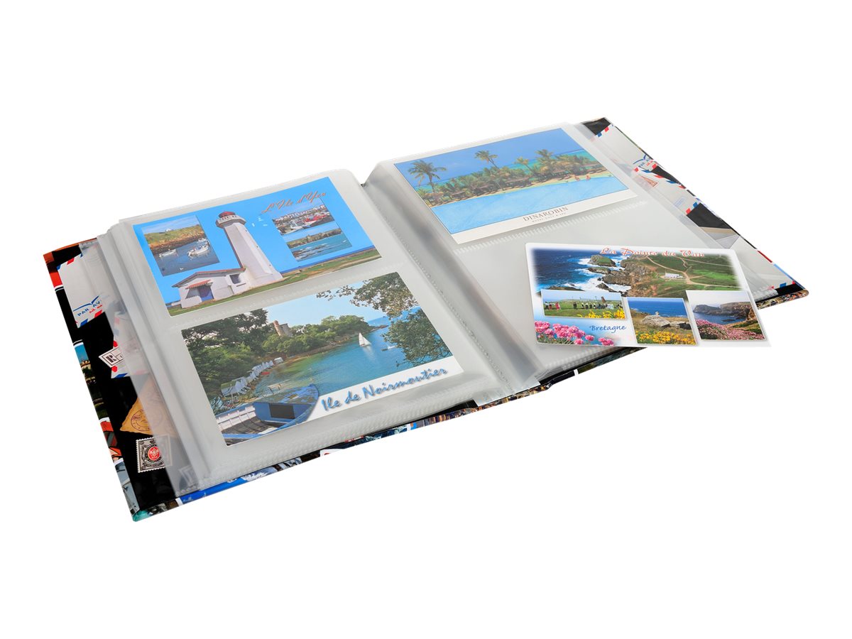 Exacompta - Album de collection pour 200 cartes postales