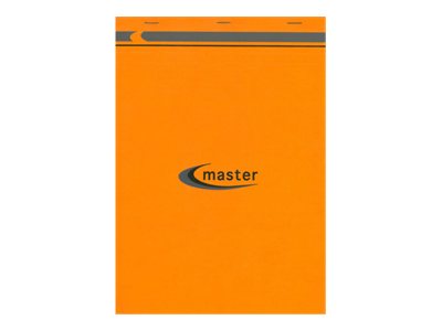 MASTER - Pack de 5 Blocs notes détachables - A4 + - 200 pages - petits carreaux - 70g