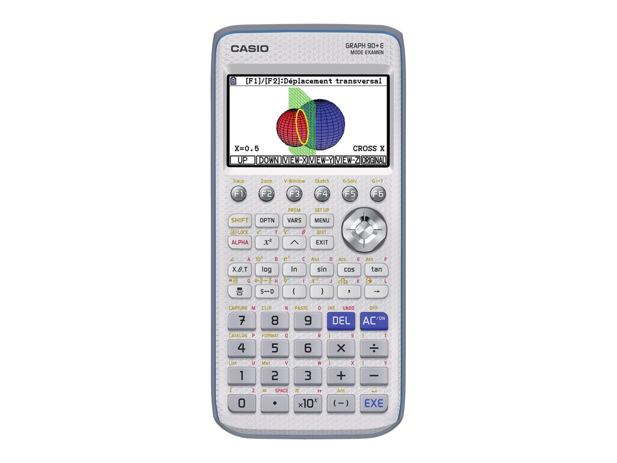 Calculatrice graphique Casio GRAPH 90+E - mode examen intégré 