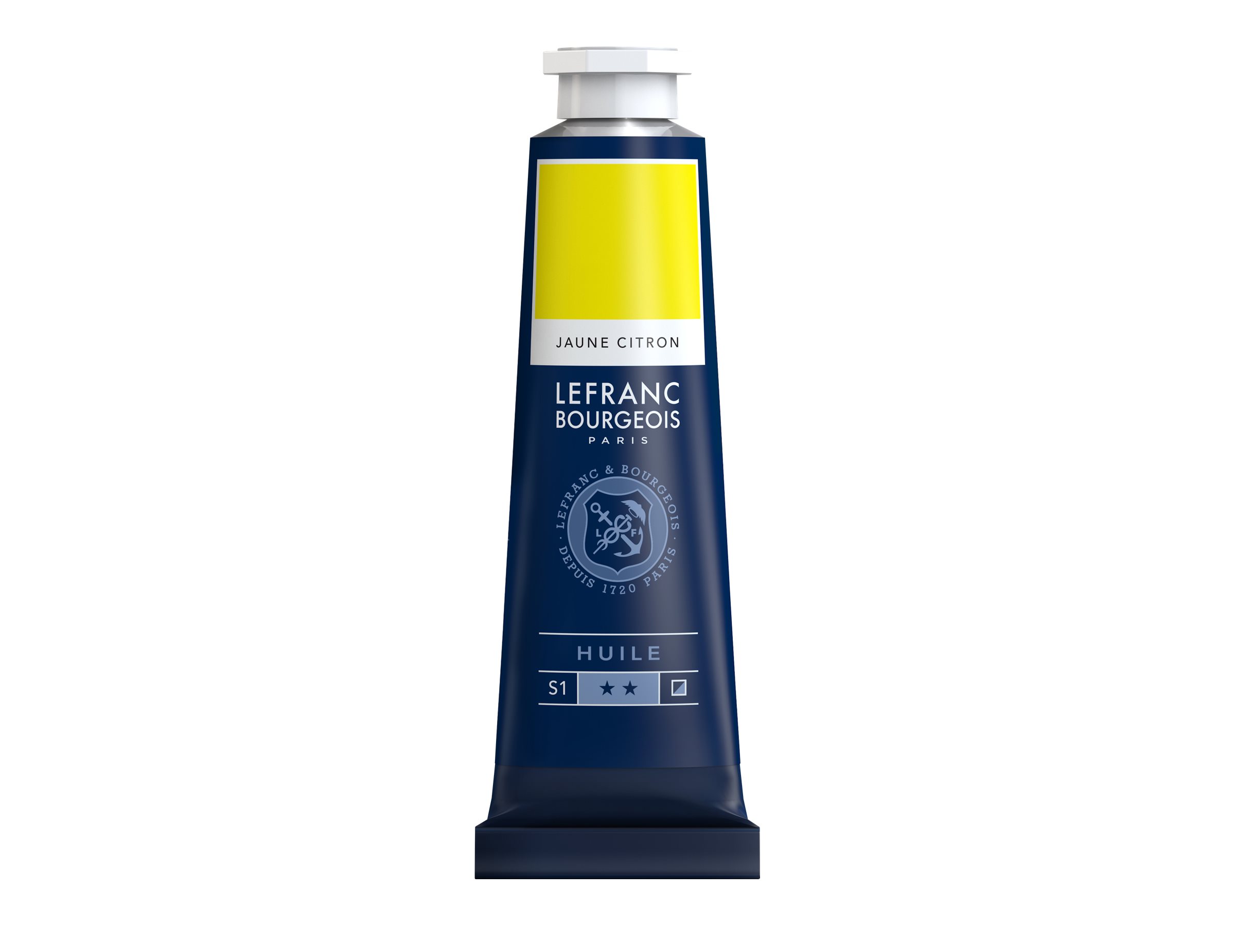 Lefranc Bourgeois - Peinture à l'huile - jaune citron - 40 ml