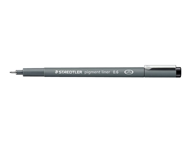 STAEDTLER pigment liner - Feutre fin - 0.6 mm - noir