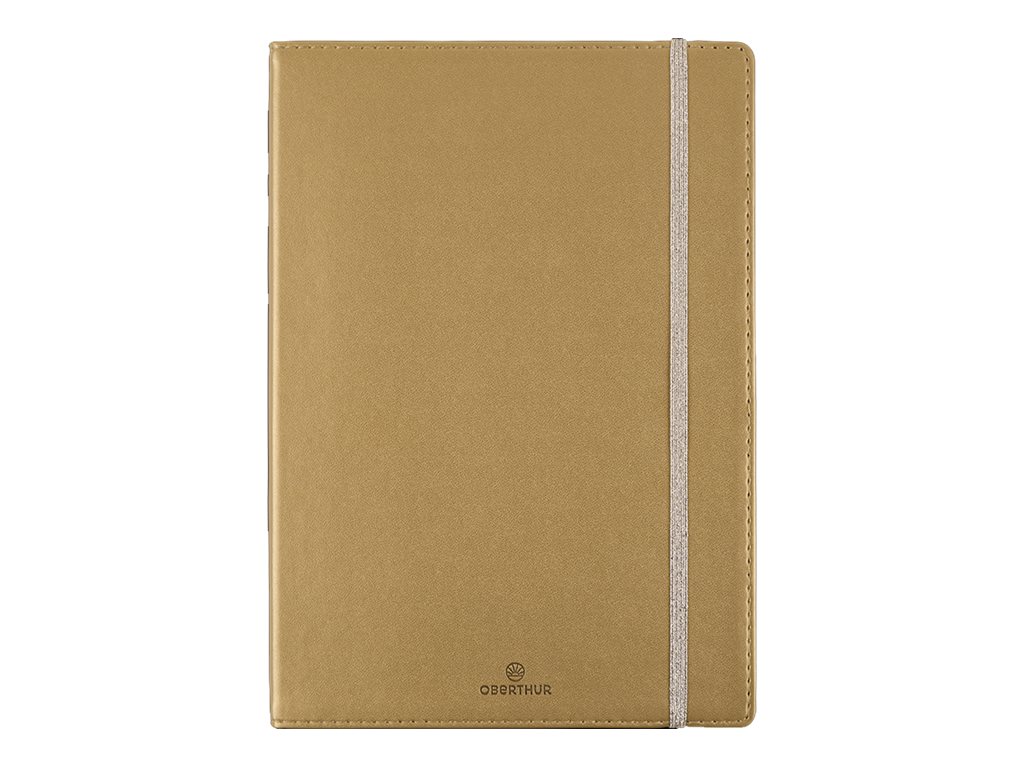 Oberthur Carmen - Carnet de notes souple A5 - ligné - 200 pages - or