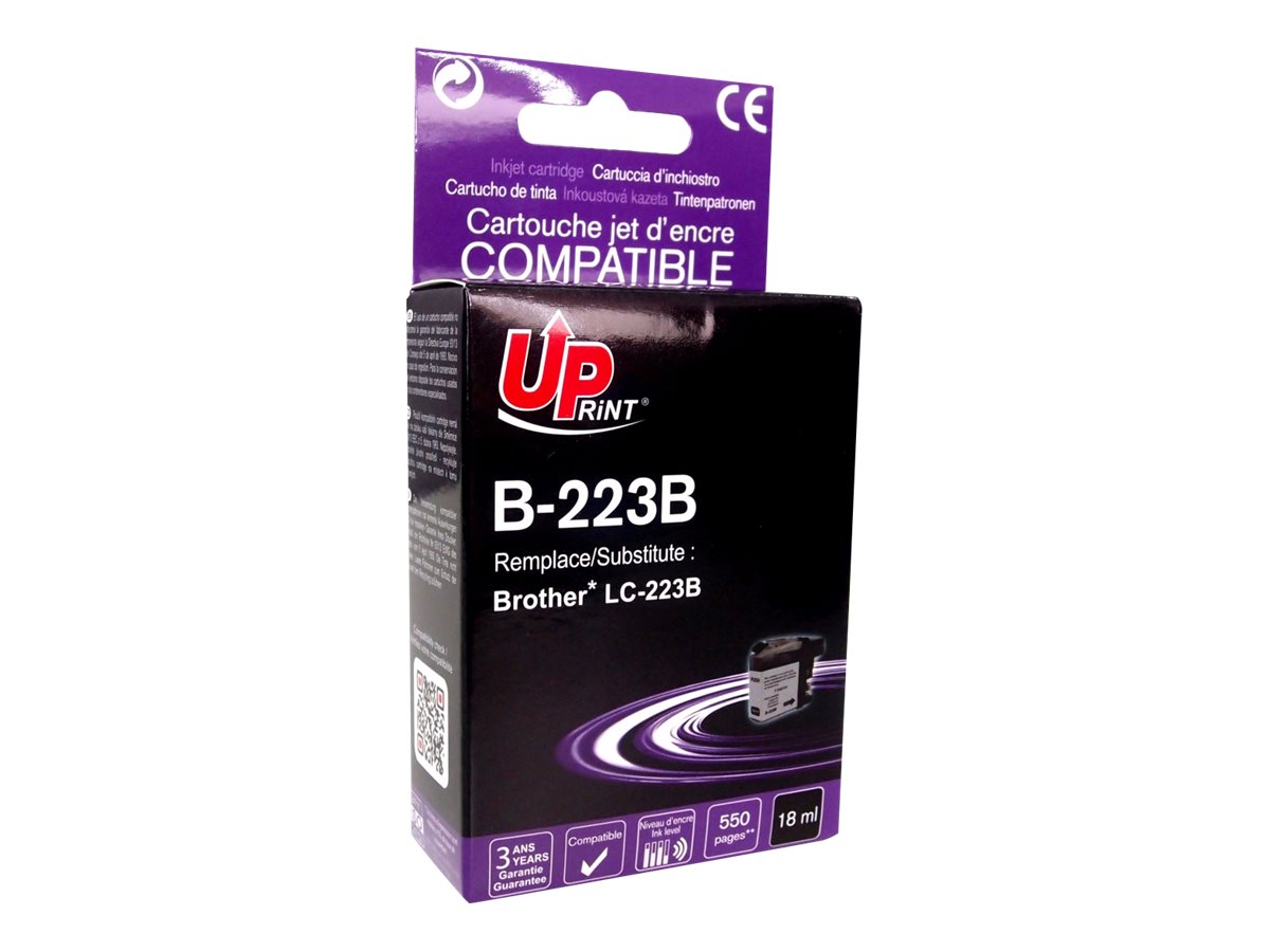 Cartouche compatible Brother LC223 - noir - UPrint B.223B 