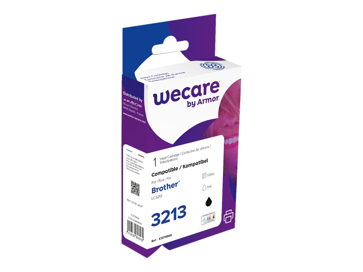 Cartouche compatible Brother LC3213 - noir - Wecare K12718W4 