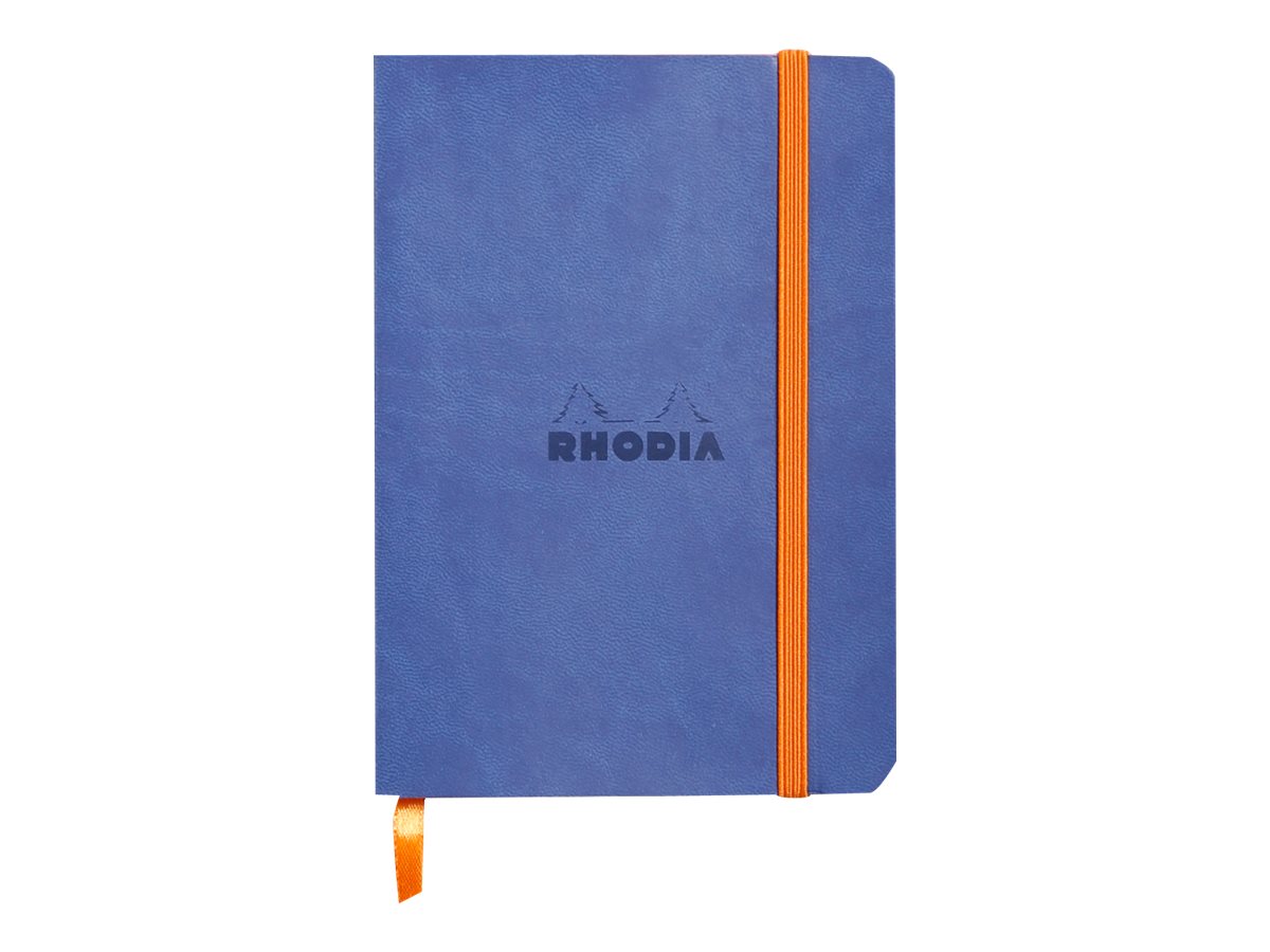 RHODIA Rhodiarama - Carnet souple A6 - 144 pages - ligné - bleu saphir