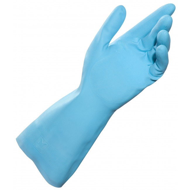 MAPA - Paire de gants latex - T7 (M) - bleu