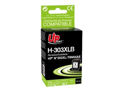 Cartouche compatible HP 303XL - noir - UPrint H-303XLB 