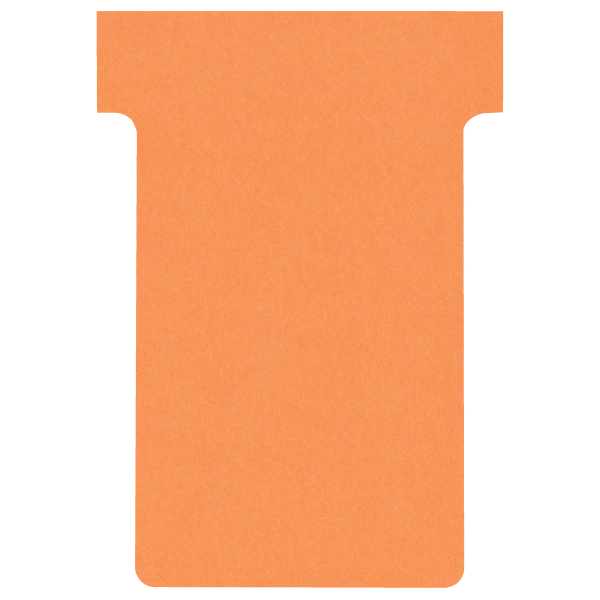 Nobo - 100 Fiches en T - Taille 2 - orange