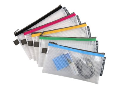Exacompta Iderama - Pochette zip - format 10 x 21 cm - disponible dans différentes couleurs