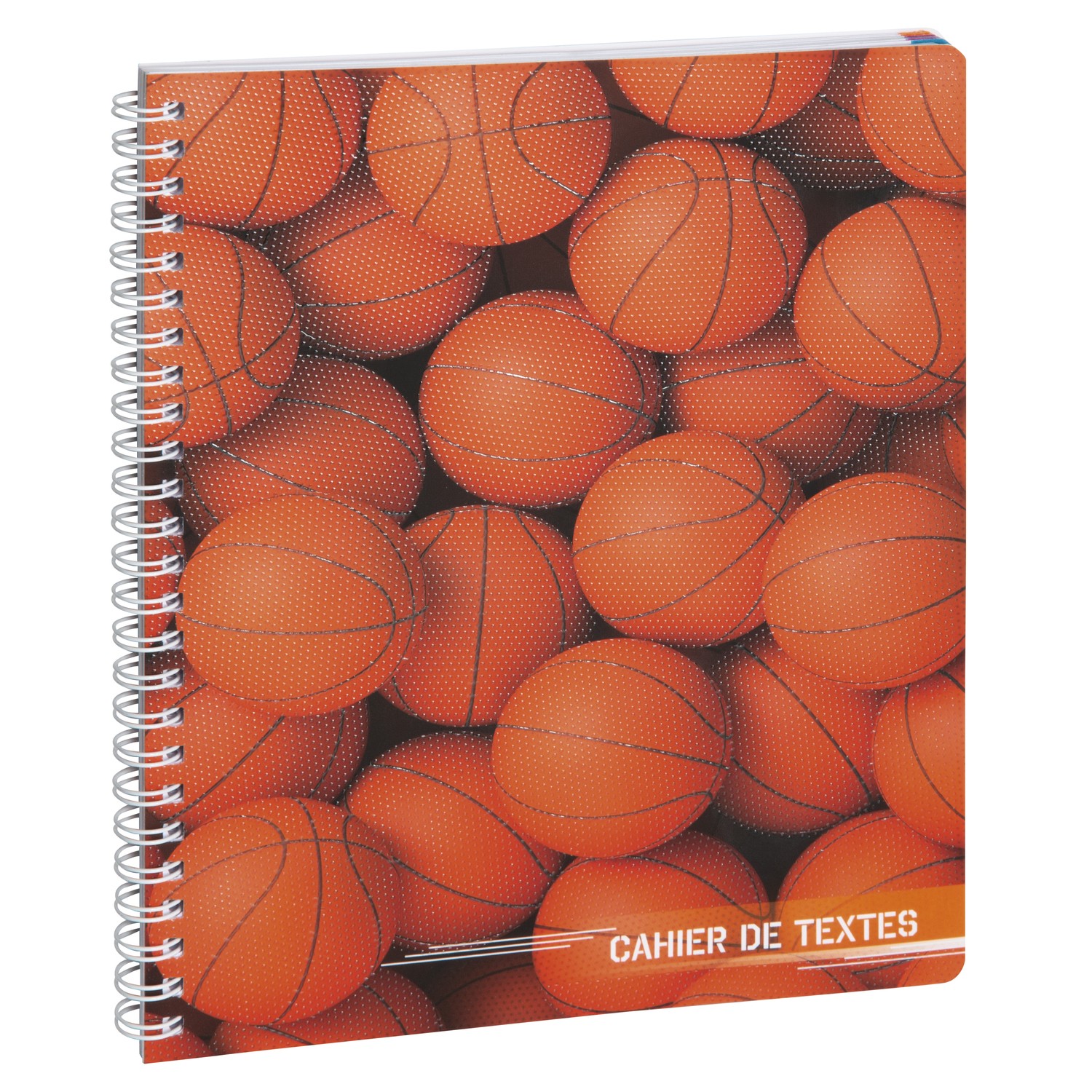 Cahier de textes spiralé Sports - 17 x 22 cm - disponible dans différentes couleurs - Exacompta