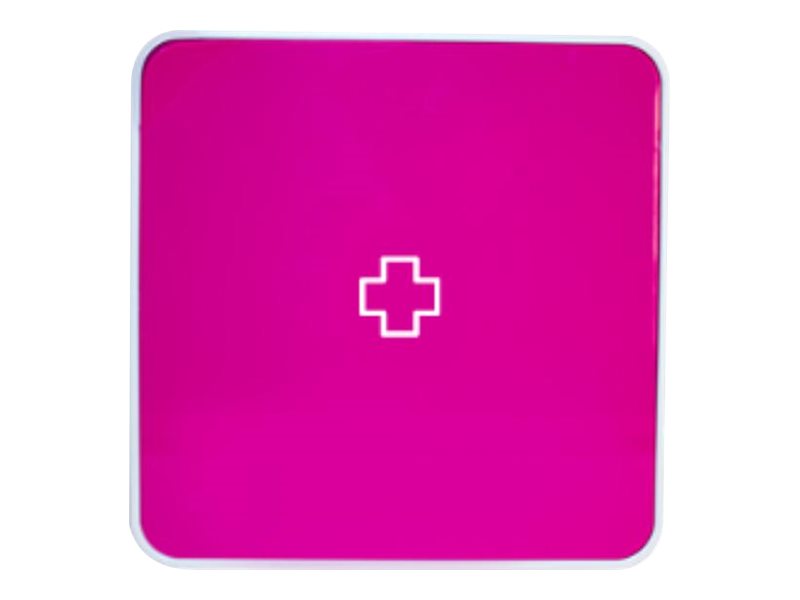 Armoire à pharmacie MultiBox - 32 x 70 x 32 cm - 4 étagères - rose