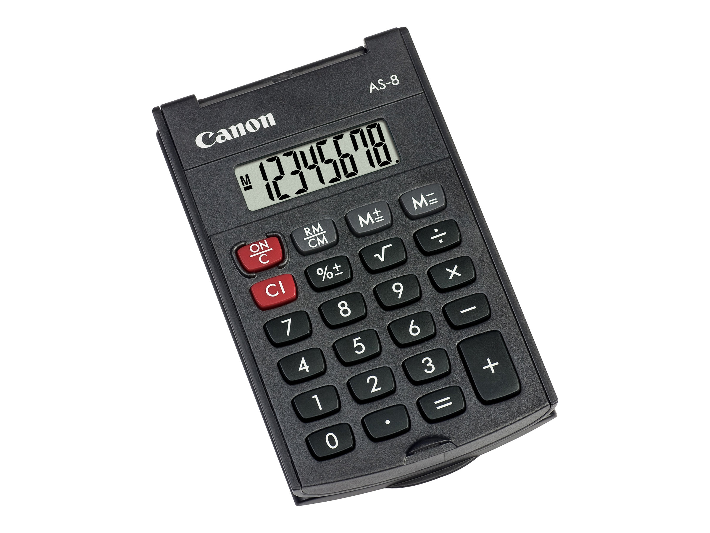 Calculatrice de poche Canon AS-8 - 8 chiffres - alimentation batterie