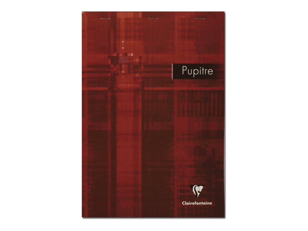 Clairefontaine - Bloc notes Pupitre livre de lecture - A4 - 160 pages - réglé avec marges