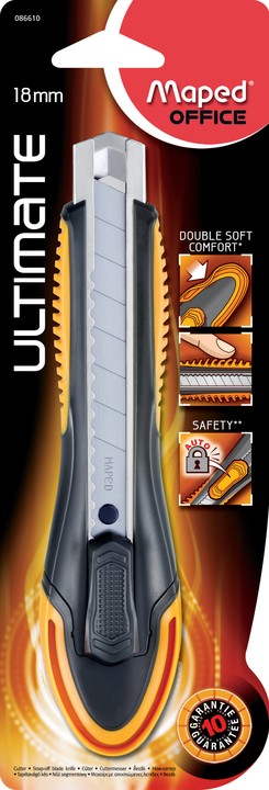 Maped Ultimate - Cutter rétractable - 18 mm