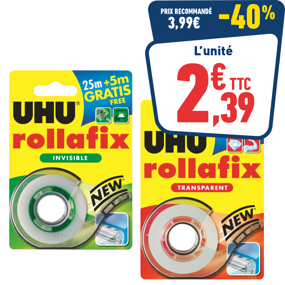 RUBAN ADHESIF AVEC DEVIDOIR 25 + 5M 