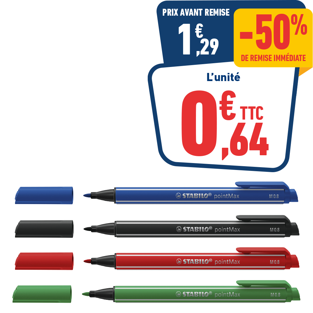 FEUTRE D'ECRITURE POINT MAX