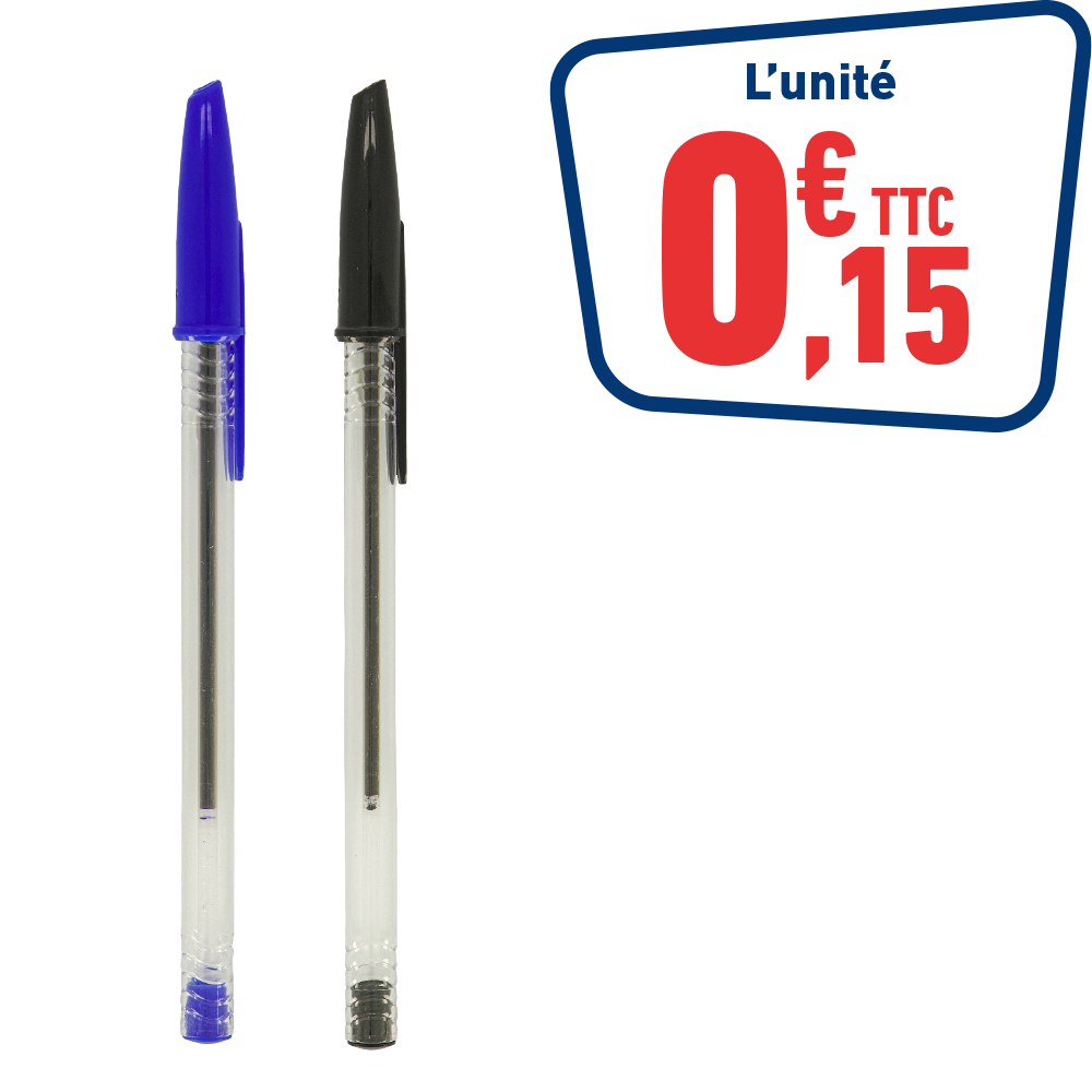 STYLO BILLE BLEU - POINTE MOYENNE 